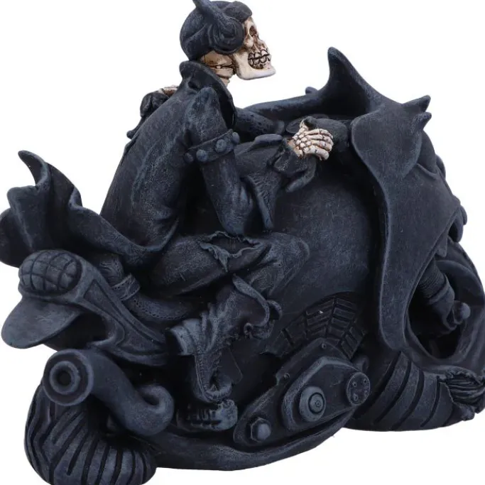 Nemesis Now Rebel Rider Skeleton Biker Figurine Black
