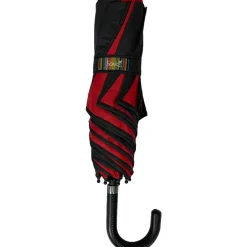 Soake Red and Black Swirl Folding Umbrella