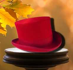 Euro Accessories Red Top Hat