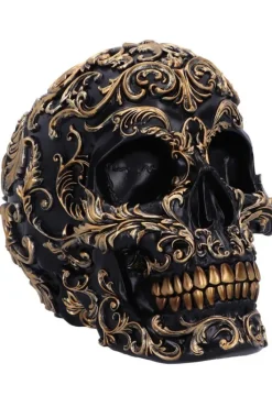 Nemesis Now Renaissance Black and Gold Skull