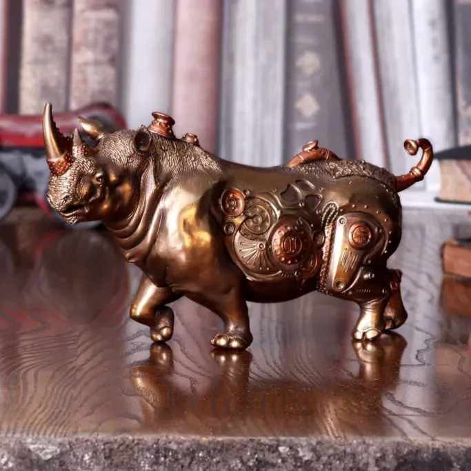 Nemesis Now Rhino Refined Steampunk Figurine