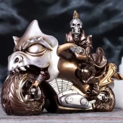 Nemesis Now Ride or Die Bronze Motorcyle Model