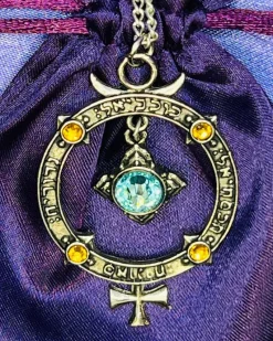 Mystic Kabbalah Ring of Mercury Necklace