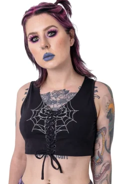 Innocent Clothing Rockabella Black Widow Top