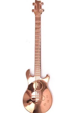 Gothic Accessories Rose Gold/Copper Guitar Teaspoon