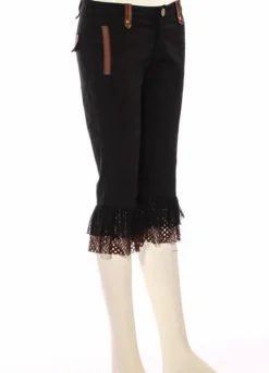 RQBL Steampunk Bumblebee Capri Pants (XL)