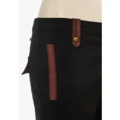 RQBL Steampunk Bumblebee Capri Pants (XL)