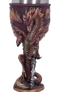 Nemesis Now Ruth Thompson Flame Blade Dragon Goblet