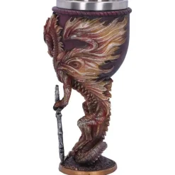 Nemesis Now Ruth Thompson Flame Blade Dragon Goblet