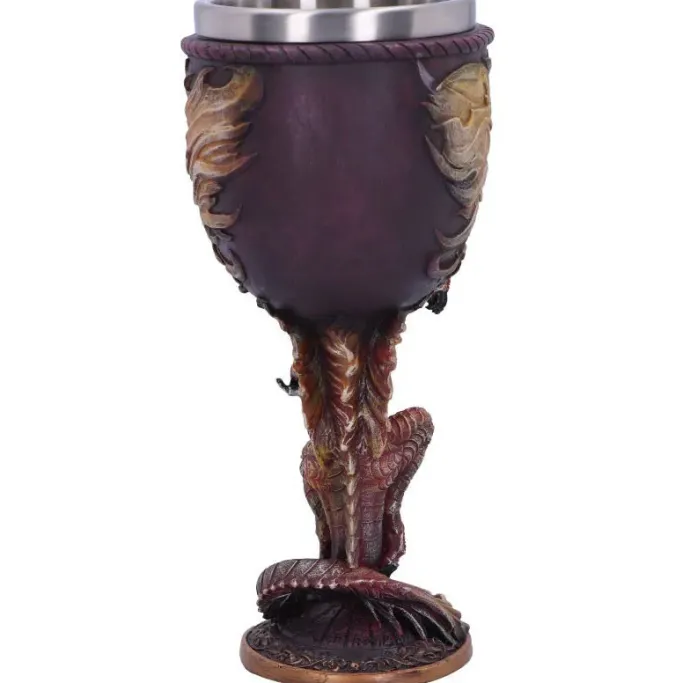 Nemesis Now Ruth Thompson Flame Blade Dragon Goblet