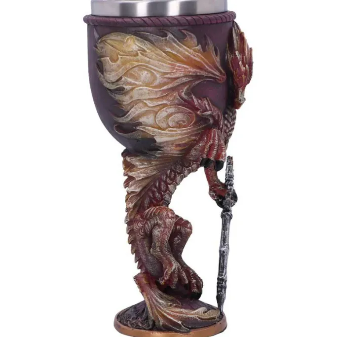 Nemesis Now Ruth Thompson Flame Blade Dragon Goblet