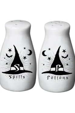 Alchemy Gothic S Spells, P Potions, Salt and Pepper Sets