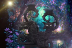 Nemesis Now Salem and Spite Candlestick Holders