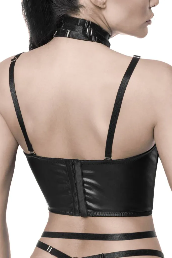 Saresia Wetlook Harness Top