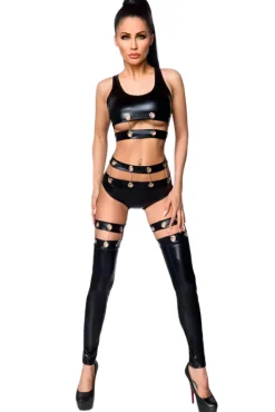 Saresia Wetlook Set with Gauntlets