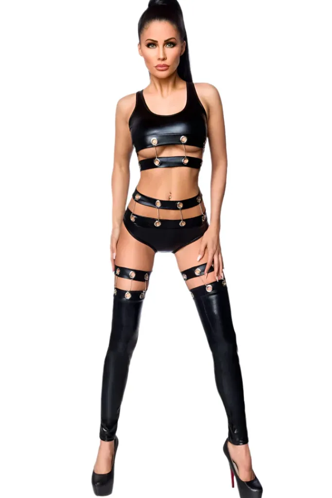 Saresia Wetlook Set with Gauntlets