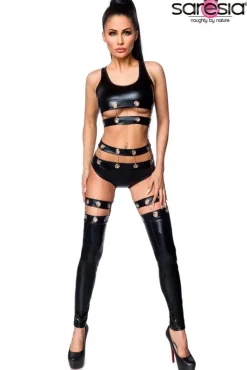 Saresia Wetlook Set with Gauntlets