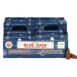 Something Different Satya Blue Sage Backflow Dhoop Cones