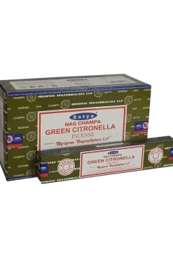 Puckator Satya Green Citronella Nag Champa Incense Sticks