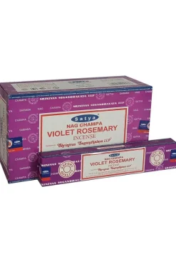 Puckator Satya Violet Rosemary Nag Champa Incense Sticks