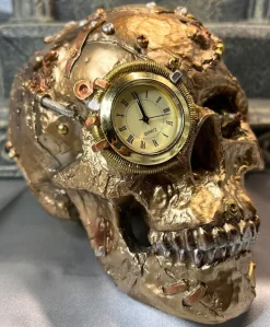 Nemesis Now Scrapped Steampunk Skull