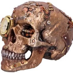 Nemesis Now Scrapped Steampunk Skull