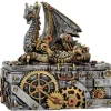 Nemesis Now Secrets of the Machine Steampunk Dragon Box
