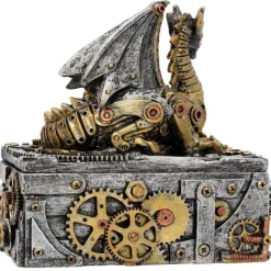 Nemesis Now Secrets of the Machine Steampunk Dragon Box