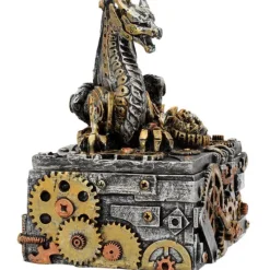 Nemesis Now Secrets of the Machine Steampunk Dragon Box
