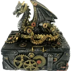 Nemesis Now Secrets of the Machine Steampunk Dragon Box