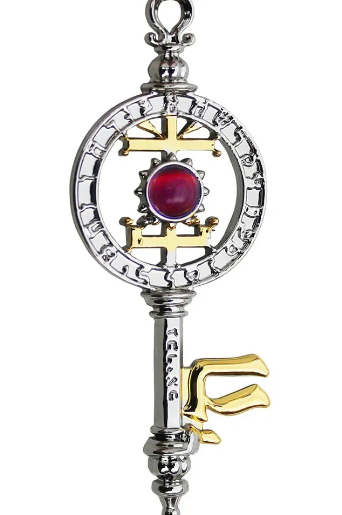 Mystic Kabbalah Sephiroth Sphere Key Necklace