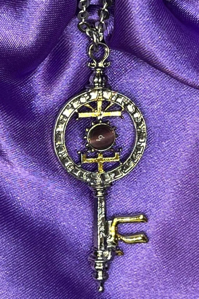 Mystic Kabbalah Sephiroth Sphere Key Necklace