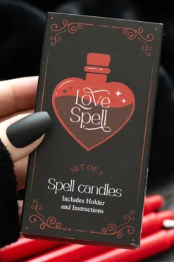 Something Different Set of 3 Love Spell Candles in a Box