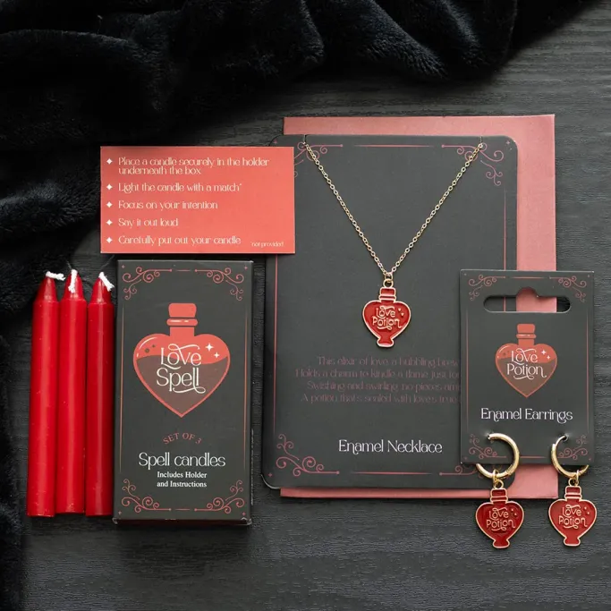 Something Different Set of 3 Love Spell Candles in a Box