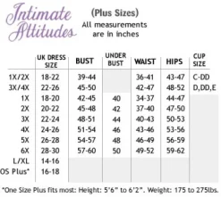 Shirley of Hollywood X90393 Black Plus Size Chemise