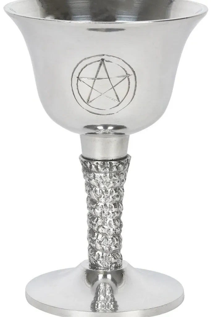 Something Different Silver Metal Pentagram Chalice