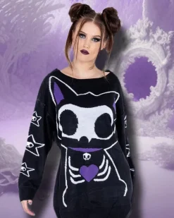 Innocent Clothing Skeleton Cat Jumper