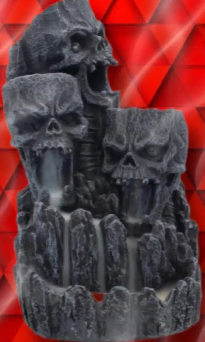 Nemesis Now Skull Backflow Incense Tower