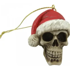 Nemesis Now Skull Christmas Tree Silent Night Bauble 4.3cm. Set of 12