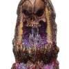 Puckator Skull Crystal Cave LED Backflow Incense Burner