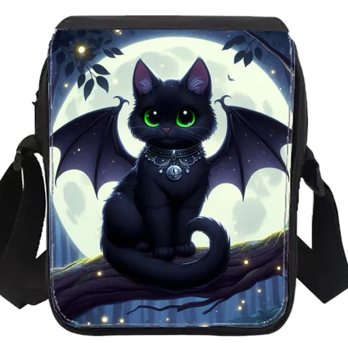 Oakhart Industries Small Bat Cat Shoulder Bag