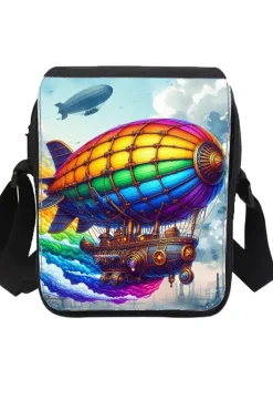 Oakhart Industries Small Rainbow Steampunk Airship Bag