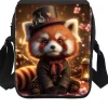 Oakhart Industries Small Red Panda Steampunk Shoulder Bag