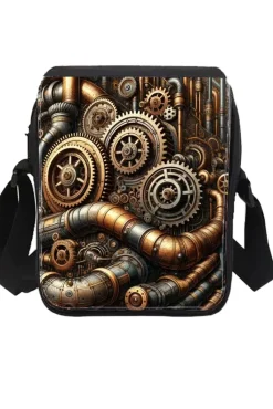 Oakhart Industries Small Steampunk Cog Shoulder Bag