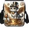 Oakhart Industries Small Steampunk Kitten Shoulder Bag