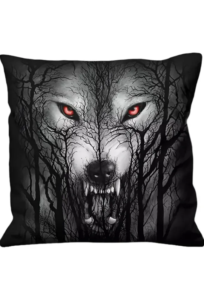 Spiral Cushion Spiral Forest Wolf Cushion
