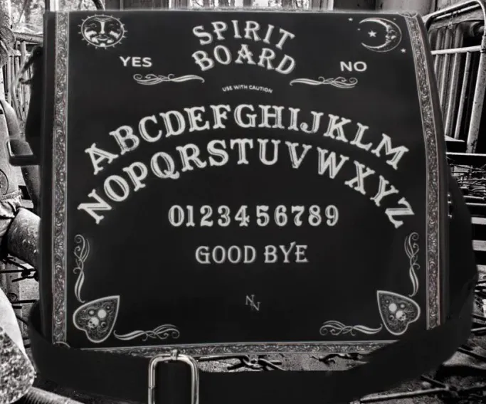 Nemesis Now Spirit Board Embossed Shoulder Bag