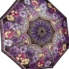 Soake Stained Glass Pansies Folding Umbrella