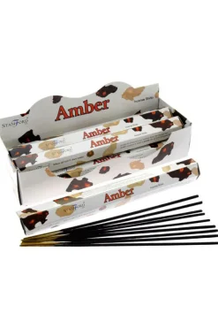 Puckator Stamford Premium Hex Range Incense Sticks Amber