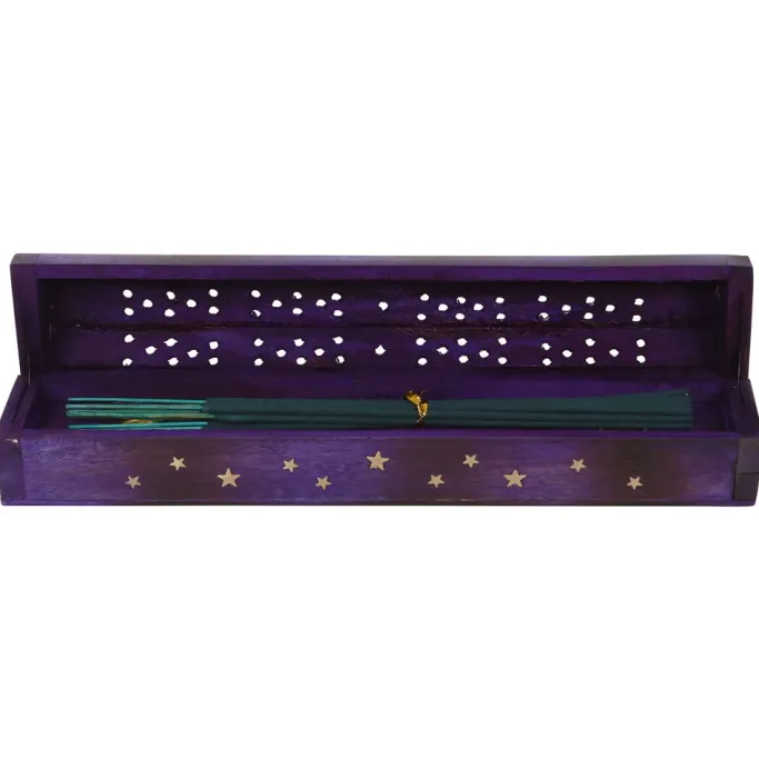 Something Different Star Wooden Bergamot Incense Box Set